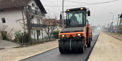 Informacija o izvođenju radova na rekonstrukciji i modernizaciji kolovoza i pješačkih staza na cesti M14_001 od km 0+500 do km 2+170, grad Bihać