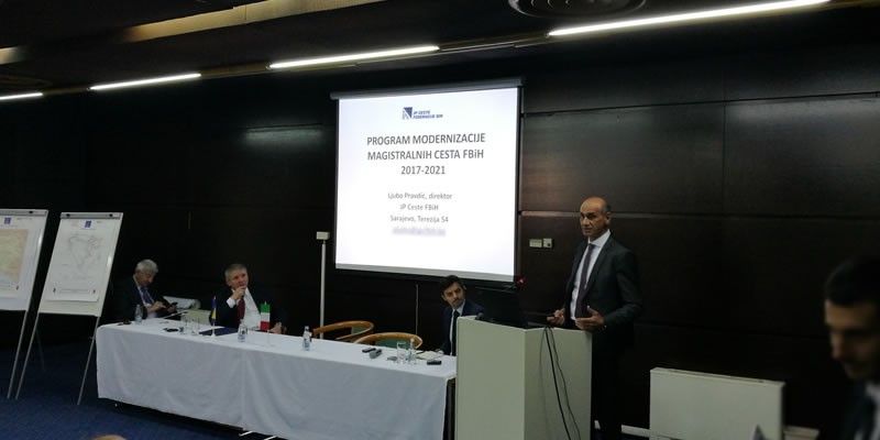PC Roads of the FBH at the conference „Italy and Bosnia & Herzegovina – Building Together“