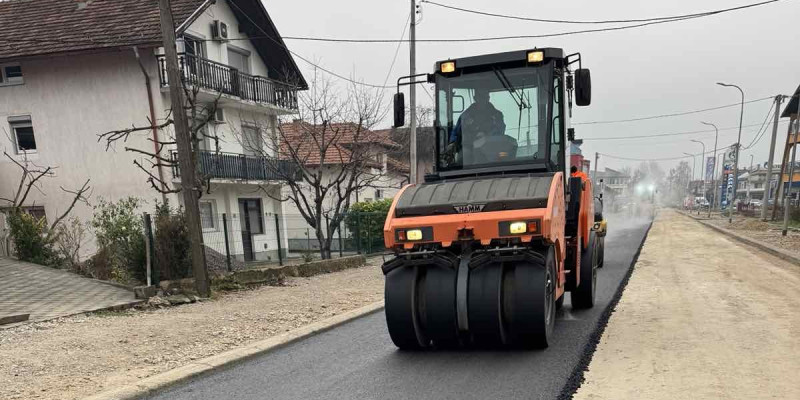 Informacija o izvođenju radova na rekonstrukciji i modernizaciji kolovoza i pješačkih staza na cesti M14_001 od km 0+500 do km 2+170, grad Bihać